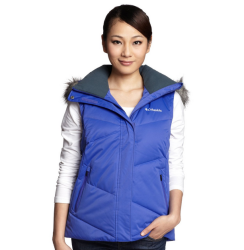 Columbia 哥伦比亚 WL1466 女式带帽羽绒服马甲