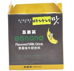 多美笑 香蕉牛奶礼盒装 200ml*16  