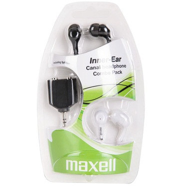 深夜白菜凑单品！MAXELL 麦克赛尔 入耳耳机 ECC-2（含2耳机+1分2转接头）