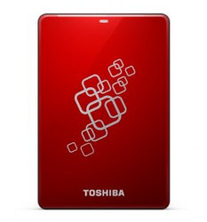 TOSHIBA 东芝 V6 Canvio 2.5寸 750GB USB3.0 摇滚红 移动硬盘   