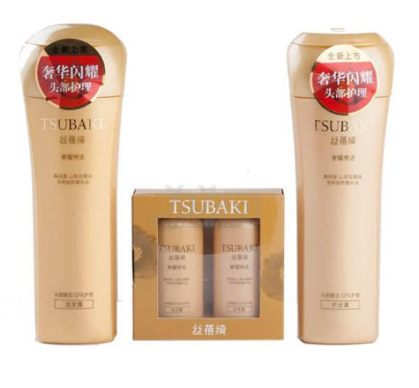 TSUBAKI 丝蓓绮 奢耀焕活洗发露400ml+护发素400ml(送迷你装)