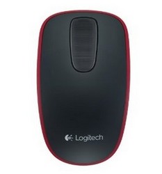 Logitech 罗技 T400 无线局部触控鼠标 红色