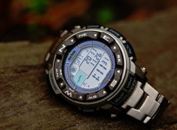 降50刀！Casio 卡西欧 PRW2500T-7CR 登山系列 男款太阳能电波表