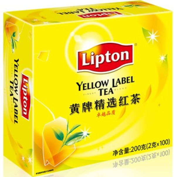 Lipton 立顿 黄牌精选红茶100包*2份