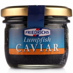 Friedrichs 福瑞德 Lumpfish Caviar 黑鱼籽酱 100g