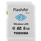 TOSHIBA 东芝 8GB FlashAir 无线局域网嵌入式 SDHC存储卡 (Class10)