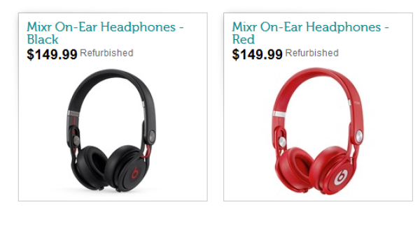 Beats Mixr 混音师 On-Ear Headphones 头戴式耳机 （翻新版） 