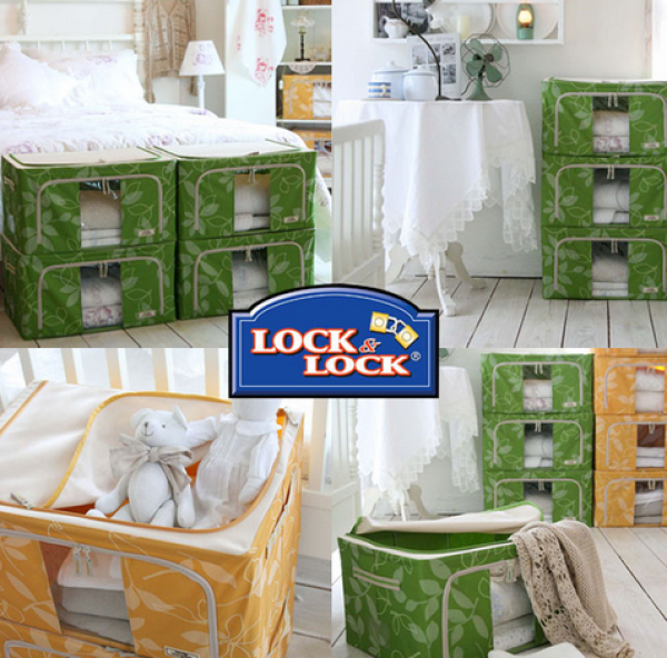 LOCK&LOCK 乐扣乐扣 百纳箱4+1套装 LLB146RW001e+内衣收纳盒*2
