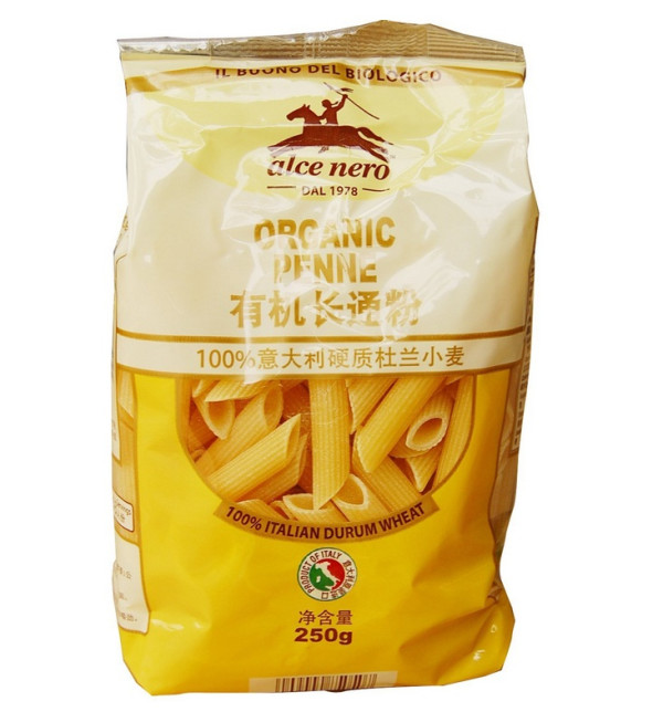 alce nero 有机尼奥 长通粉 500g