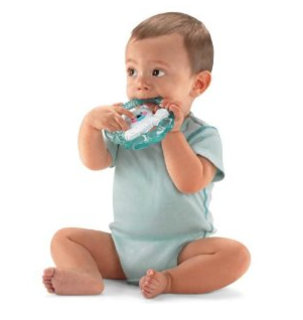 Fisher-Price 费雪 W2621 欢乐成长之脚踏钢琴健身器+费雪 P6954 北极熊牙胶