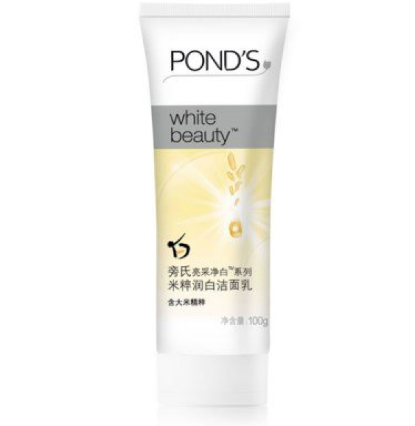 POND'S 旁氏 亮采净白系列 米粹润白洁面乳 100g