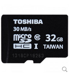 Toshiba 东芝 (TF) MicroSDHC Class10-UHS-I-30MB/s 存储卡 32G 