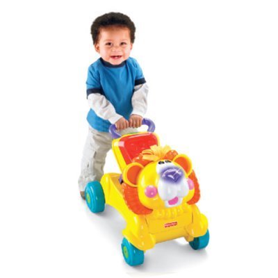 Fisher Price 费雪 二合一狮子踏行车L4511+万代 17.5厘米发声可动盖亚奥特曼