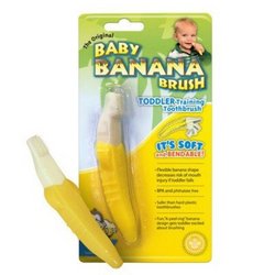 再特价：baby banana 香蕉宝宝 硅胶婴儿牙胶牙刷