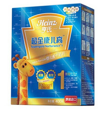 北京站：Heinz 亨氏 超金康儿高 1段配方奶粉400g*2盒