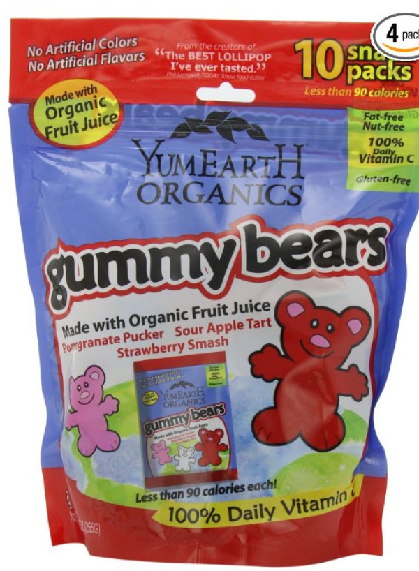 yumearthorganicgummybears100天然有机小熊软糖225gx4