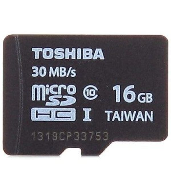 限华中:TOSHIBA 东芝 TF存储卡(16G、UHS-I)