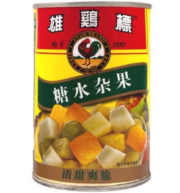 凑单品:AYAM BRAND 雄鸡标 糖水杂果罐头 410g