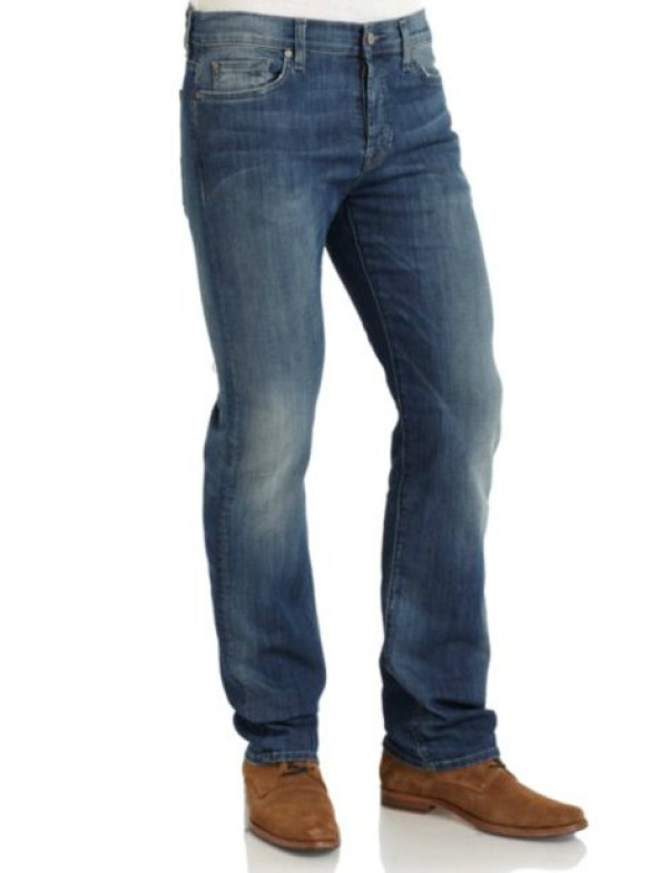 7 For All Mankind 直筒牛仔裤