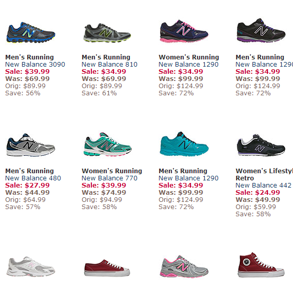黑五促销:Joe's NB Outlet new balance 新百伦 跑步鞋