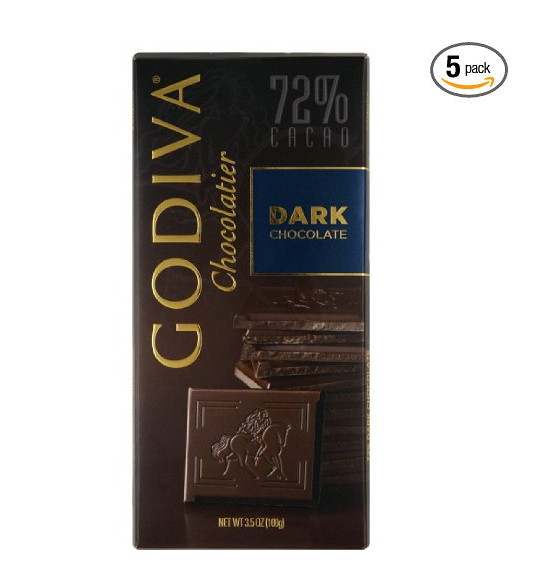 Godiva  歌帝梵 巧克力 排装 100g*5包