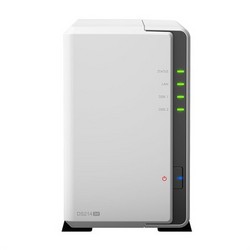 Synology 群晖 DS214se 2盘位 NAS网络存储服务器 （无内置硬盘）