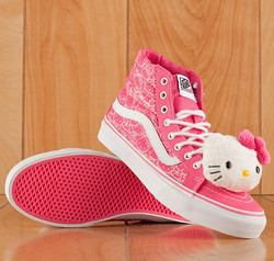 Vans  hellokitty 粉红色 板鞋