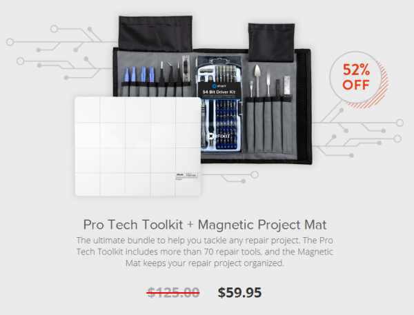 促销活动:IFIXIT 官网 黑五特卖