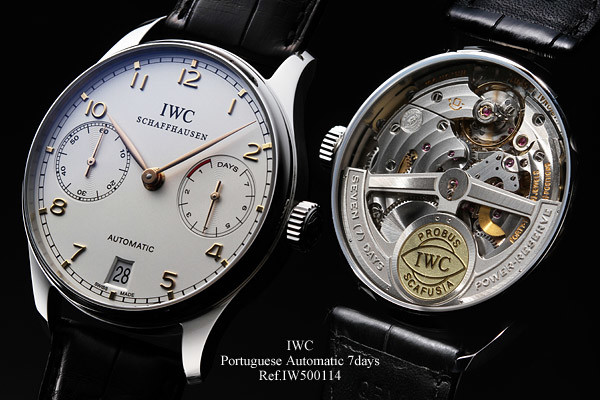 高端秀:IWC 万国 Portuguese 系列 葡萄牙七日 IW500114 男款 机械腕表