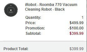 iRobot Roomba 770 智能拖地机器人
