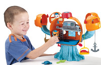 Fisher-Price  费雪  Octonauts Octopod  八爪鱼玩具套装