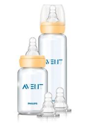 PHILIPS 飞利浦 AVENT 新安怡 SCD803/01 新生儿玻璃奶瓶套装（2只）