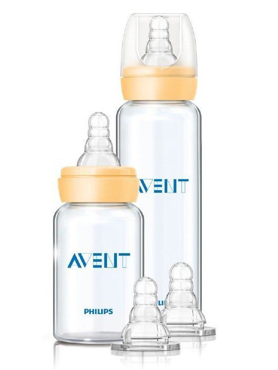 PHILIPS 飞利浦 AVENT 新安怡 SCD803/01 新生儿玻璃奶瓶套装（2只）