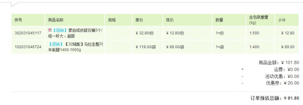 乌拉圭整只羊前腿1.4-1.6kg+蒙自纸皮甜石榴5个装