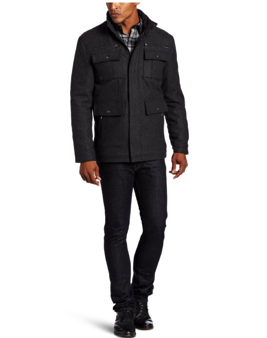 Emanuel by Emanuel Ungaro 伊曼纽尔·温加罗 Field 男士羊毛外套