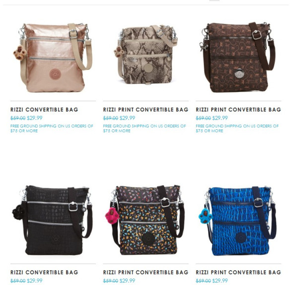 Kipling 凯普林 Rizzi Convertible Bag 单肩斜挎包