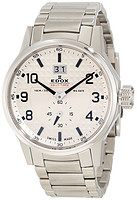 EDOX 依度 64009 3 AIN WRC Rally Timer White Dial Watch 男士腕表