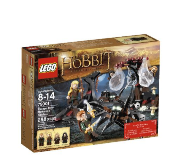 LEGO 乐高 79001 指环王 霍比特人逃离幽暗密林蜘蛛