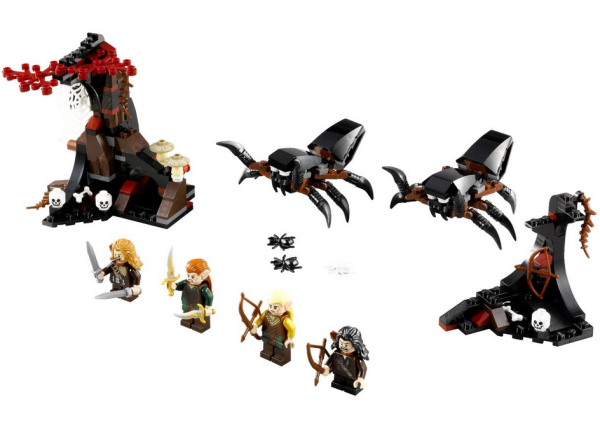 LEGO 乐高 79001 指环王 霍比特人逃离幽暗密林蜘蛛
