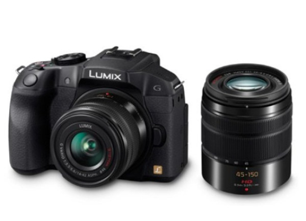 Panasonic 松下 Lumix DMC-G6 可换镜头无反数码相机 双镜头套机(14-42、50-150)