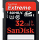 限西北：Sandisk 闪迪 Extreme 至尊极速 SD存储卡（Class10、UHS-1、32GB ）