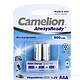 Camelion 飞狮 AlwaysReady系列低自放电 7号 镍氢充电电池 900mAh*2支