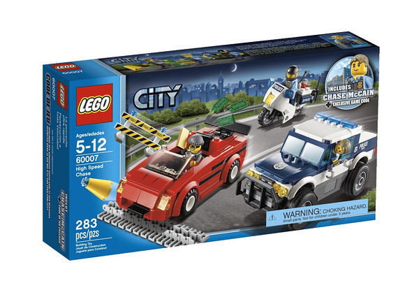 凑单品：LEGO 乐高 60007 城市系列 High Speed Chase 高速追逐 