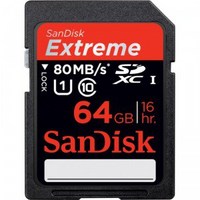 华东福利：SanDisk 闪迪 Extreme 至尊极速 UHS-I SDHC 存储卡（64GB、80MB/s）