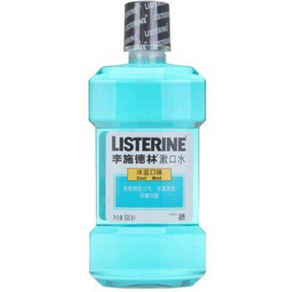 李施德林 冰蓝口味 漱口水500ml*2瓶