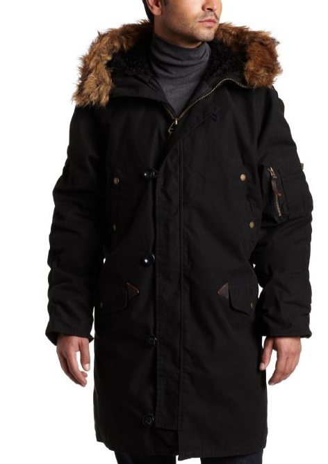 Alpha Industries 阿尔法工业 Slim Fit N-3B Parka 男款大衣