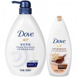 DOVE 多芬 深层营润滋养美肤沐浴乳(720ml+190ml乳木果)