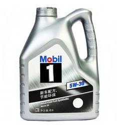 华东/华中/西北：Mobil 美孚 美孚1号全合成机油 5W-30 SN级（4L装）+ 橡皮