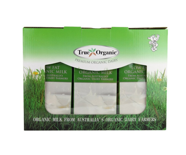 神价格:True Organic 真味 牛奶礼盒装 1L*6盒