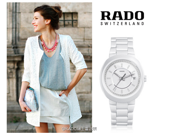 RADO 雷达 D-Star 系列 R15519702  女款时装腕表